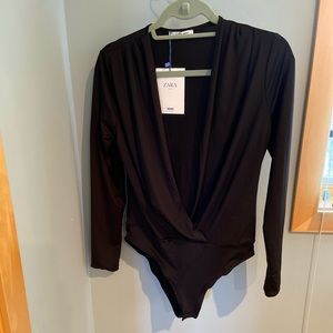 Zara black bodysuit